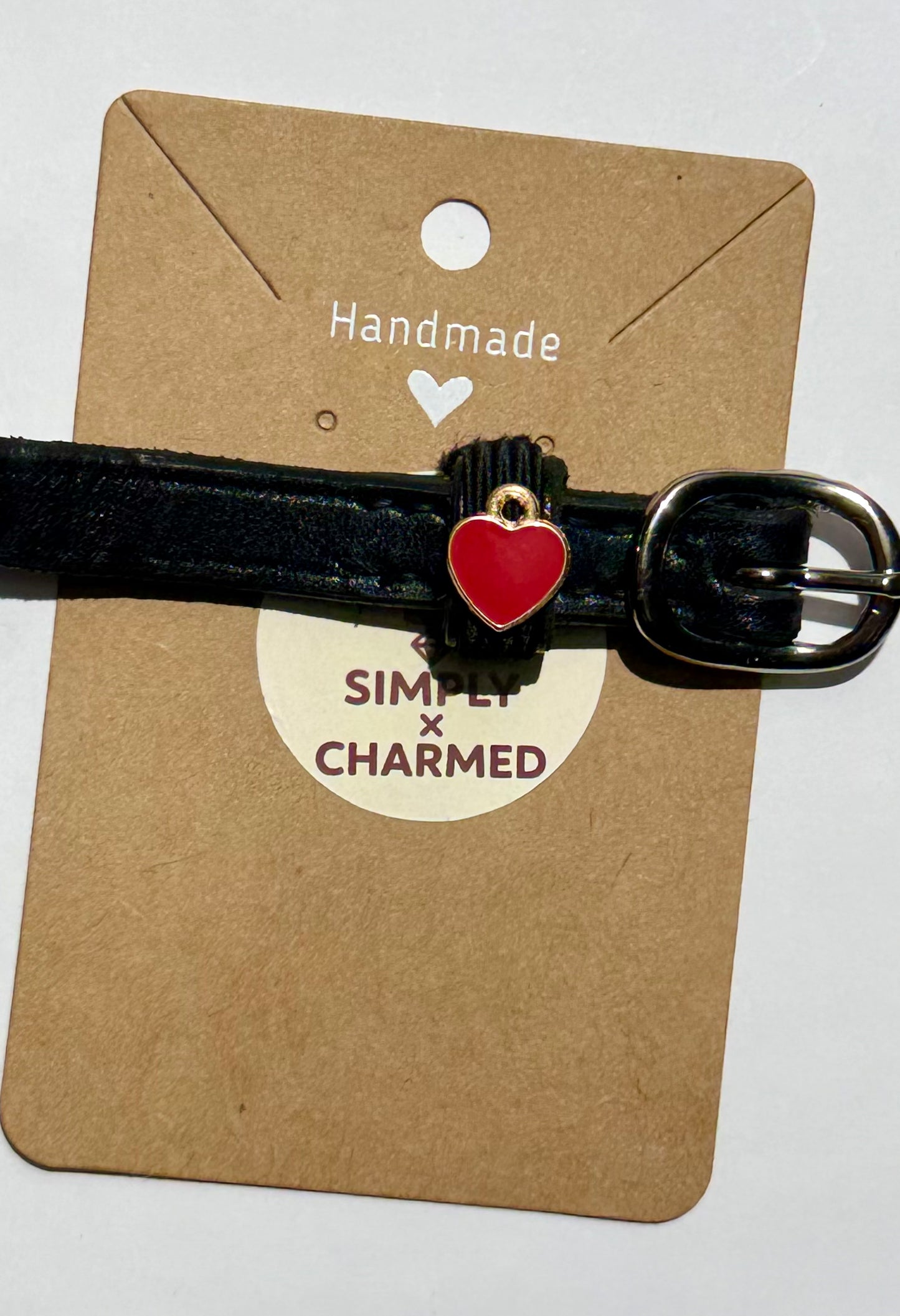 Spur Charms - Red Heart (Pair)