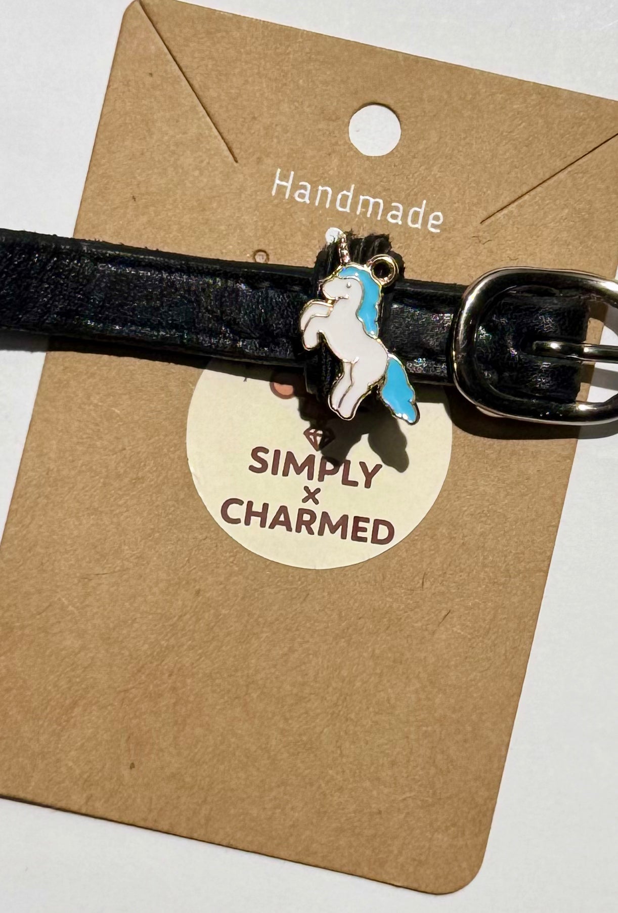 Spur Charms - Blue Unicorn (Pair)