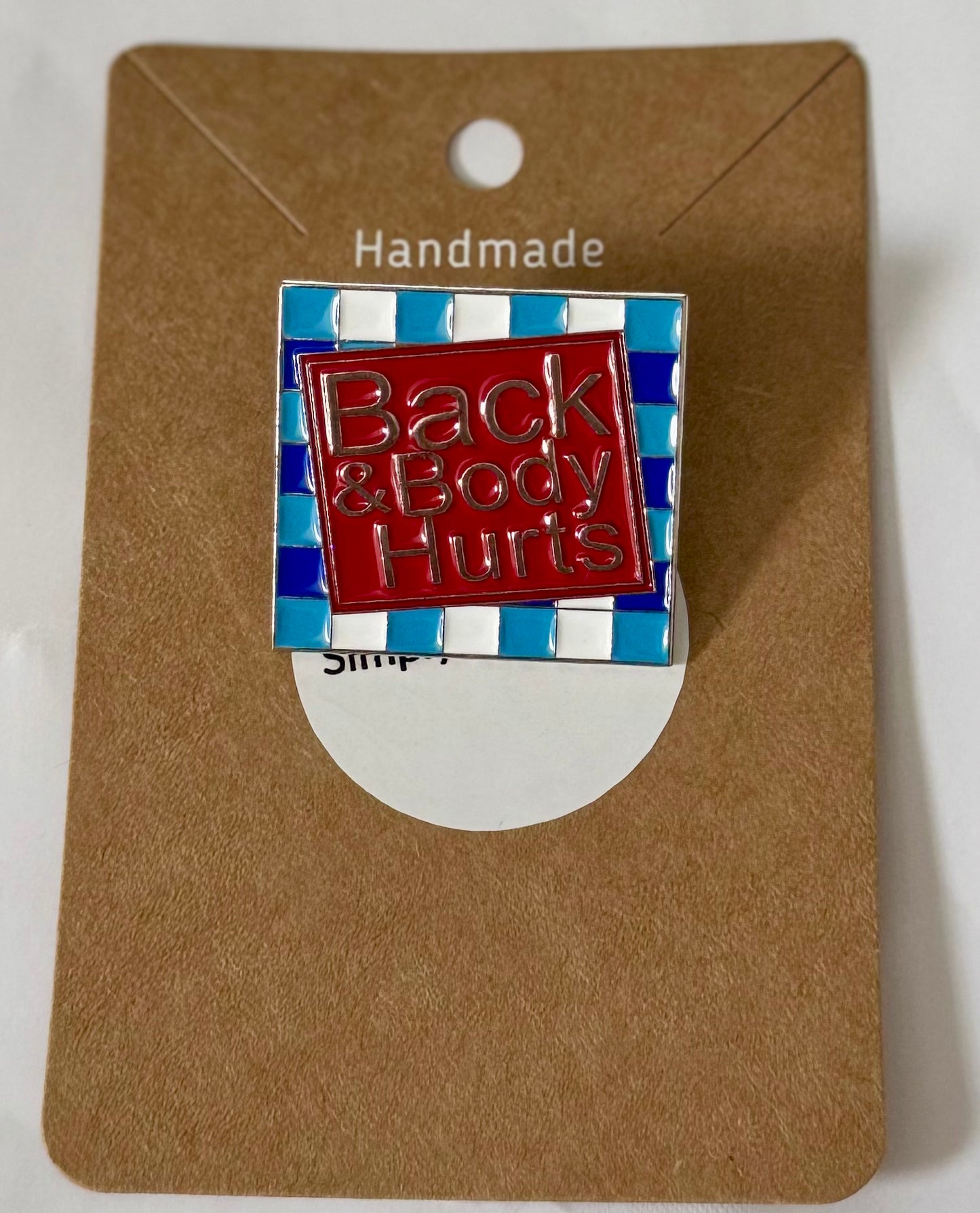 Back and body hurts pin