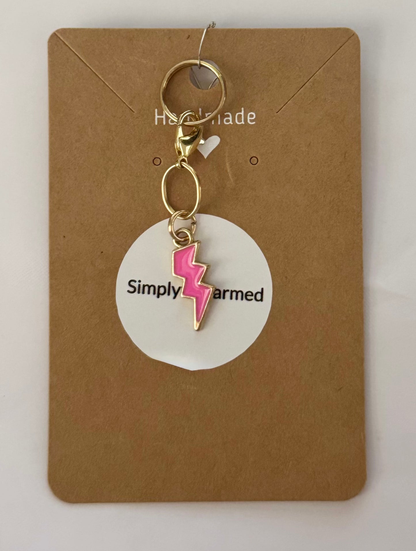 Hot Pink Lightning bolt