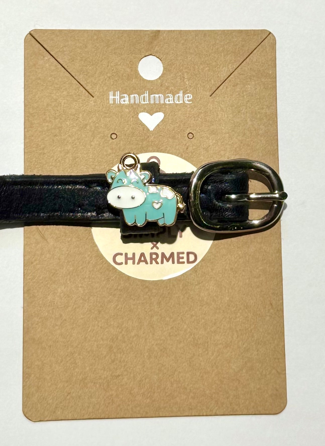 Blue Cow Spur Charm (Pair)