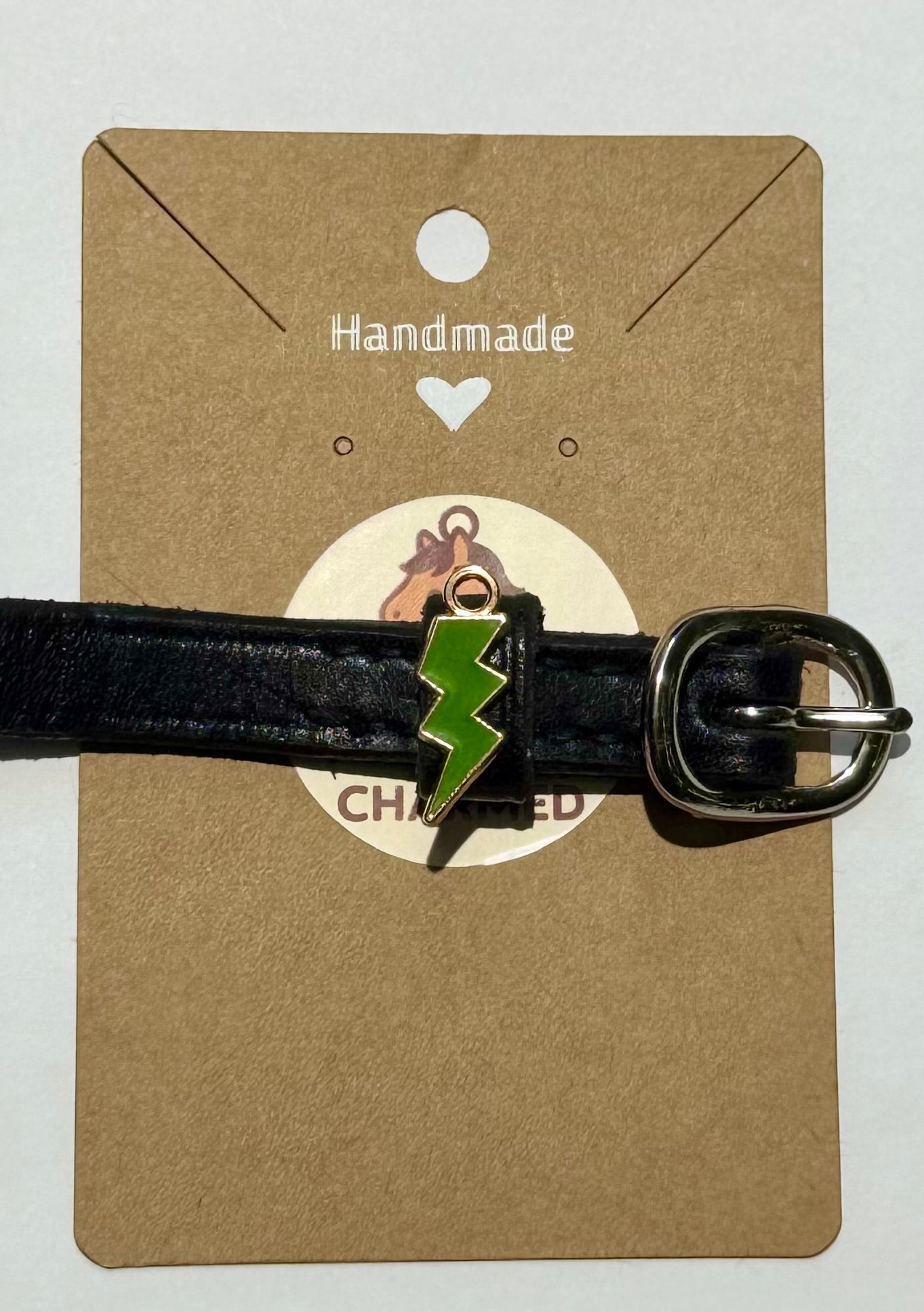 Green Lightning Bolt Spur Charm (Pair)