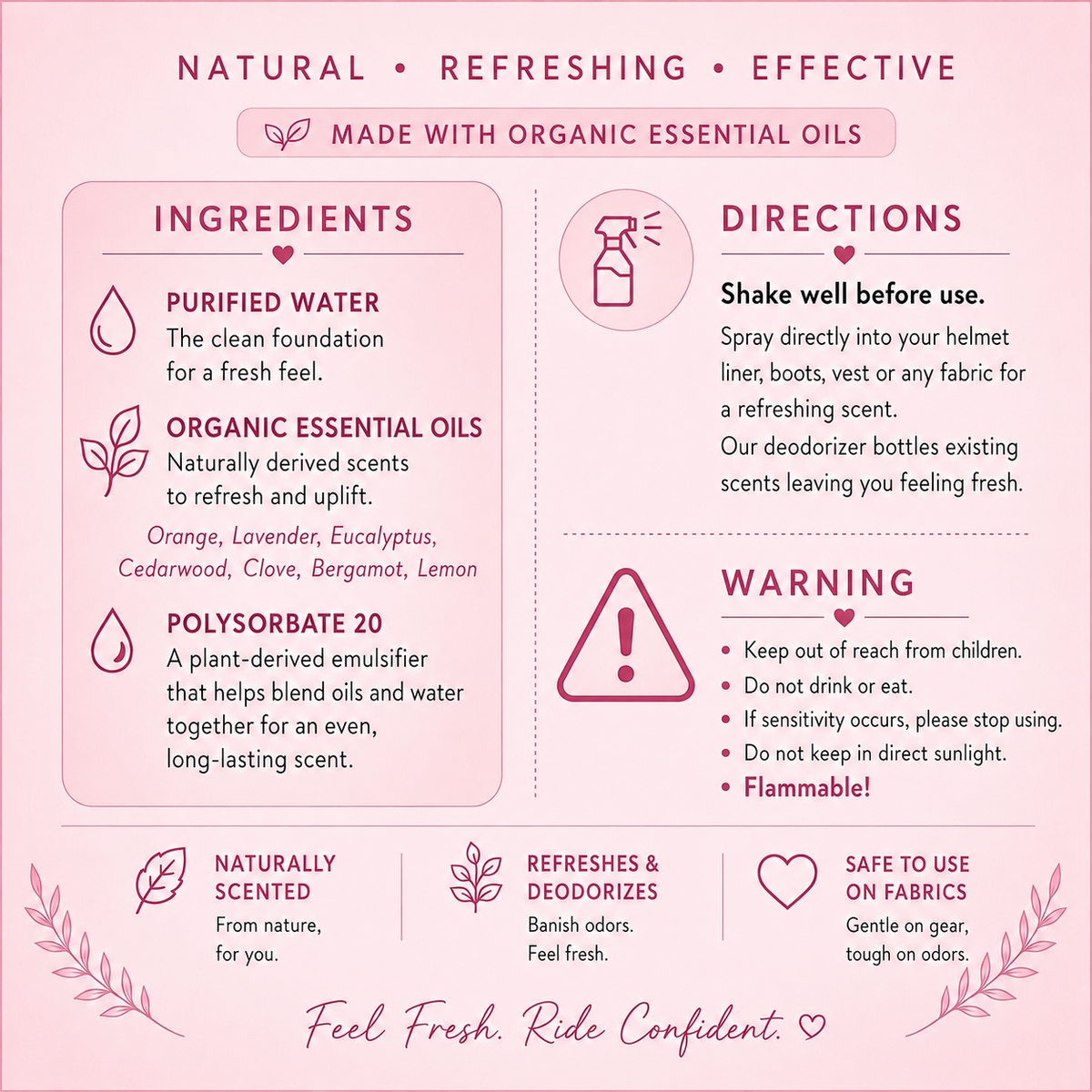 Deodorizer Spary￼