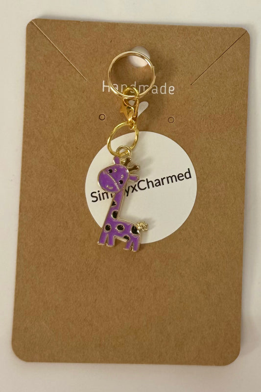 Purple giraffe