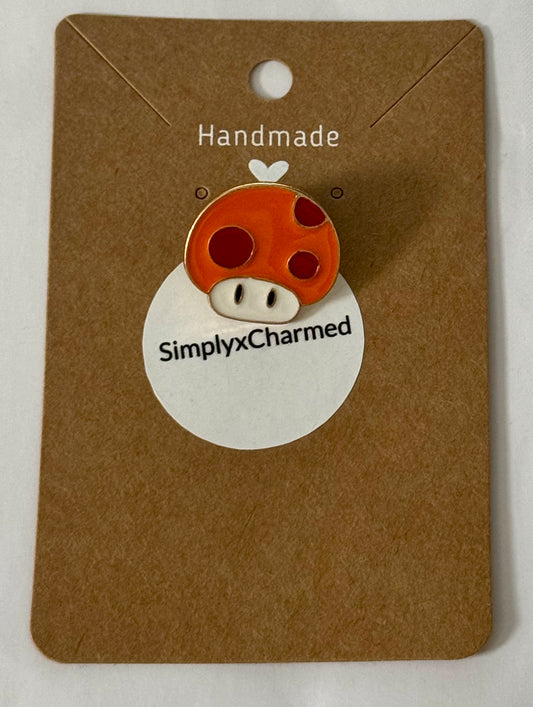 Mushroom pin