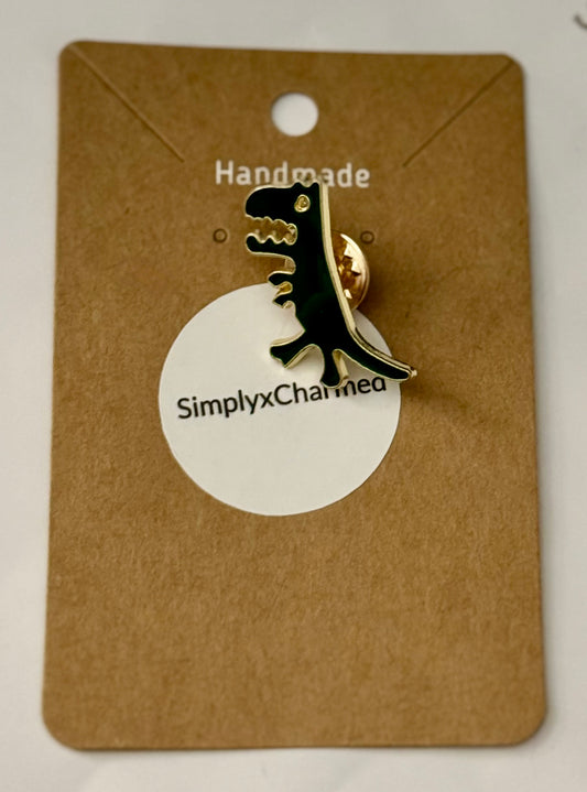 Green Dinosaur pin