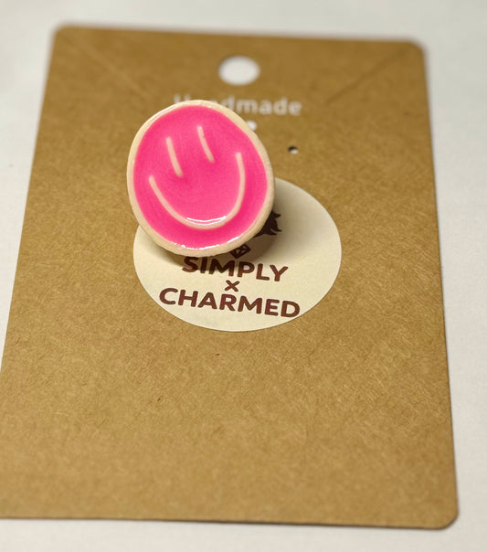 Smiley Face Pin