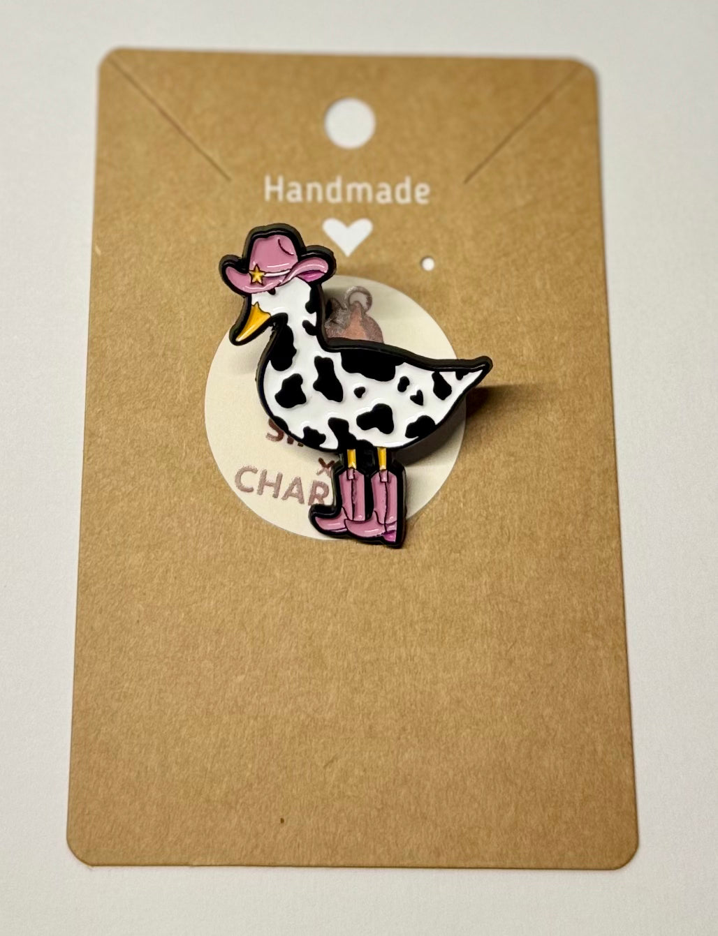 Cowgirl duck pin