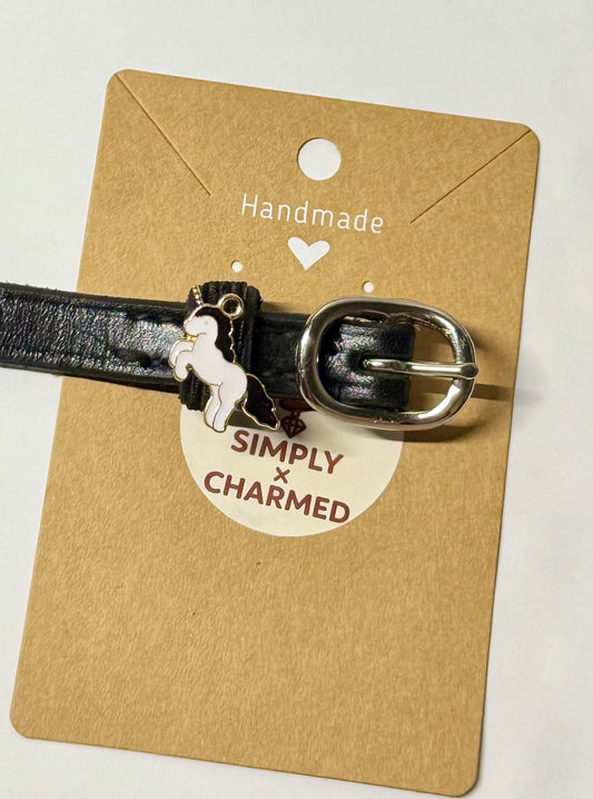 Black Unicorn Spur Charm (Pair)