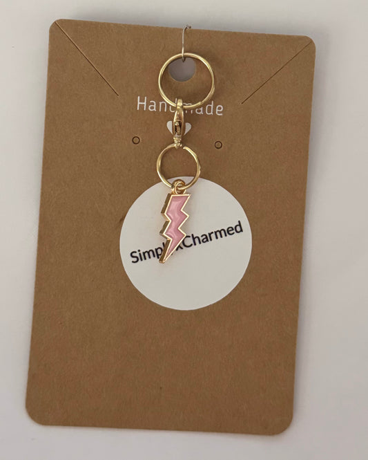 Light Pink Lightning bolt