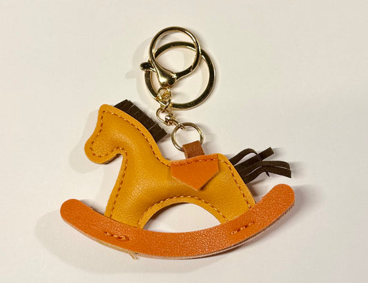 Rocking horse bag charm