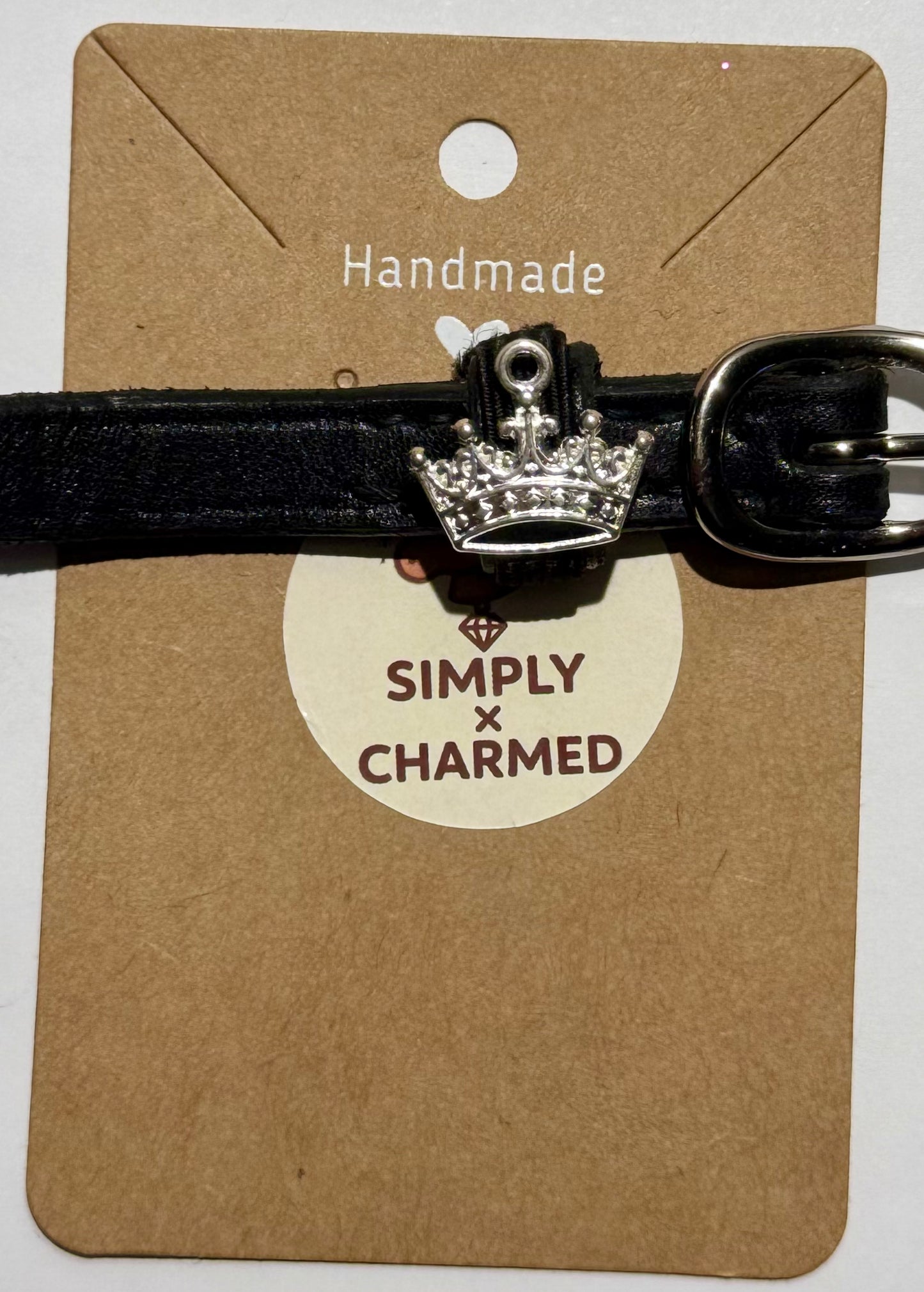 Spur Charms - Silver crown (Pair)