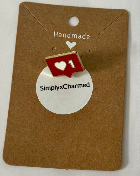 Heart pin
