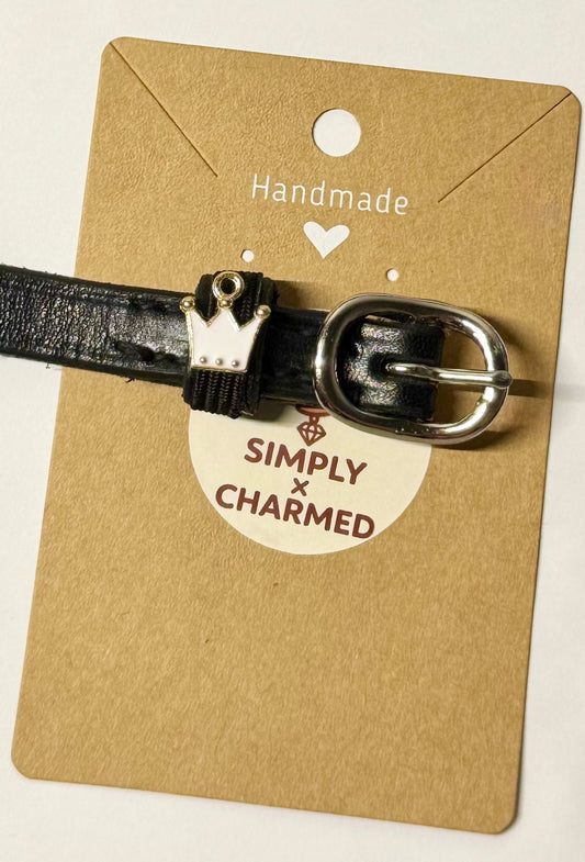 White Crown Spur Charm