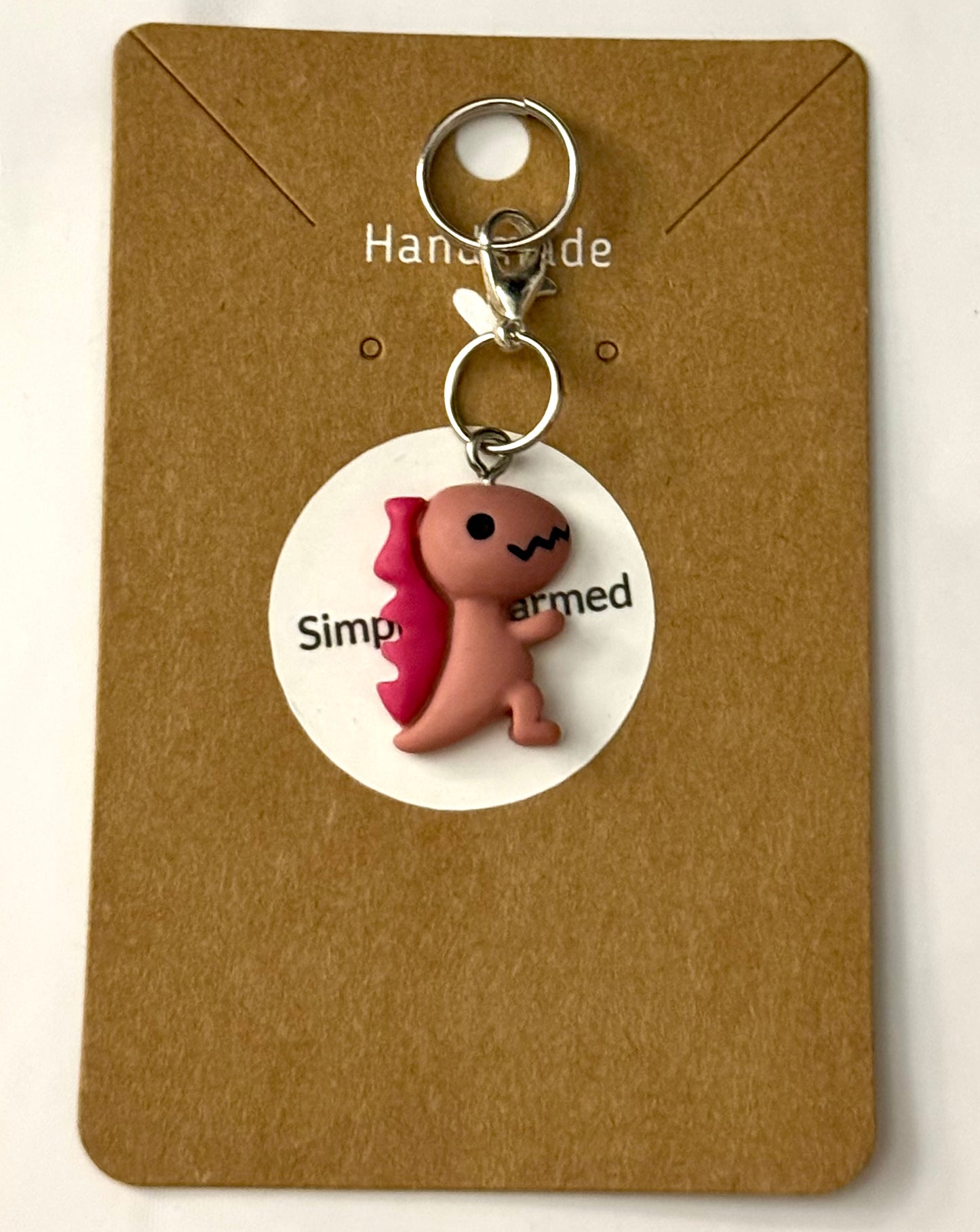 Dark pink dinosaur