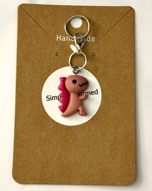 Dark pink dinosaur