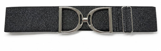Sparkly Black & Grey Belt
